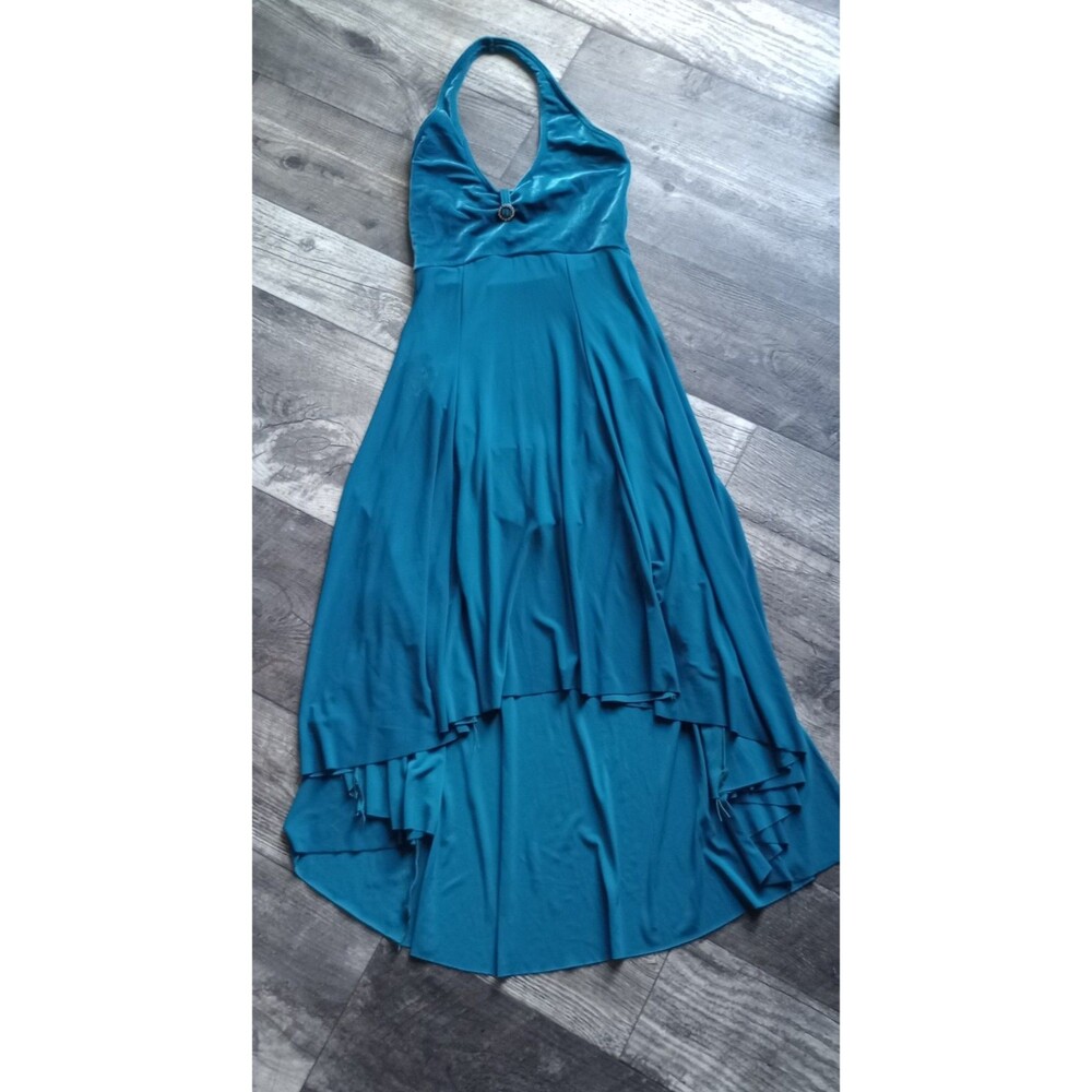 Balera Dancewear Women's SA Teal Leotard Asymmetrical Costume/Dress
